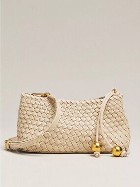 NWT By Anthropologie Woven Mini
Sling Crossbody Bag